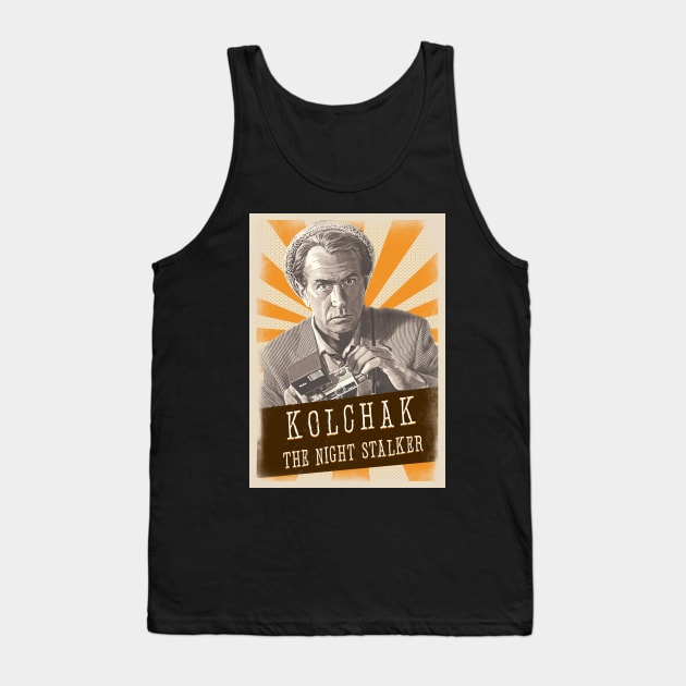 Vintage Aesthetic Kolchak The Night Stalker Tank Top by SkulRose